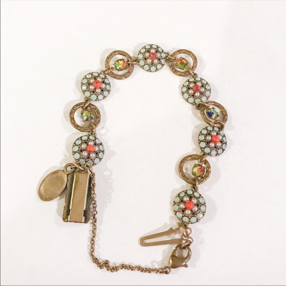 Beautiful Israel Beaded Flower Bracelet